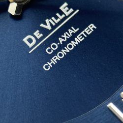 Đồng Hồ Omega Rep Cao Cấp De Ville Co-Axial Chronometer 8500 Mặt Xanh Dương Dây Da 41mm (2)