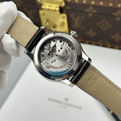 Đồng Hồ Omega Replica 11 De Ville Co-Axial Chronometer 8500 Mặt Đen Dây Da 41mm (2)