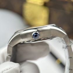 Đồng Hồ Omega Replica 11 De Ville Co-Axial Chronometer 8500 Mặt Đen Dây Kim Loại 41mm (2)