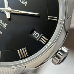 Đồng Hồ Omega Replica 11 De Ville Co-Axial Chronometer 8500 Mặt Đen Dây Kim Loại 41mm (2)