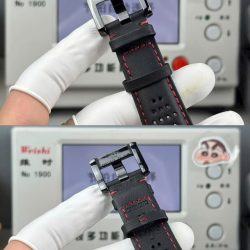 Đồng Hồ Omega Replica 11 Speedmaster Dark Side of the Moon Vỏ Gốm Đen Dây Da 44mm (1)