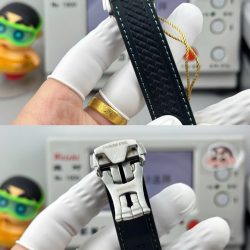 Đồng Hồ Omega Seamaster Co-Axial Replica 11 Mặt Xanh Lục Lam Dây Cao Su Xưởng VS 41mm (2)