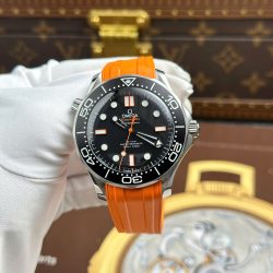 Đồng Hồ Omega Seamaster Diver 300M Replica 11 Mặt Đen Máy Calibre 8806 Super Clone VSF 42mm (2)