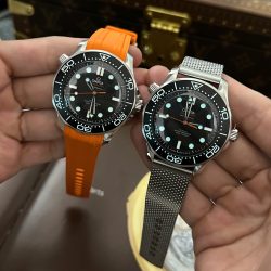 Đồng Hồ Omega Seamaster Diver 300M Replica 11 Mặt Đen Máy Calibre 8806 Super Clone VSF 42mm (2)