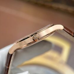 Đồng Hồ Patek Philippe Calatrava 6119R Replica 11 Mặt Trắng Vỏ Mạ Vàng Hồng 39mm (2)