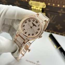 Đồng Hồ Patek Philippe Twenty 4 7300 Chế Tác Vỏ Mạ Vàng Hồng Đính Full Đá 36mm (2)