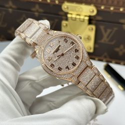 Đồng Hồ Patek Philippe Twenty 4 7300 Chế Tác Vỏ Mạ Vàng Hồng Đính Full Đá 36mm (2)