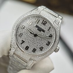 Đồng Hồ Patek Philippe Twenty 4 7300 Replica 11 Vỏ Đính Full Đá Máy Cơ Tự Động Thuỵ Sỹ 36mm (2)