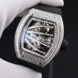 Đồng Hồ Richard Mille RM59-01 Replica 11 Đính Full Đá Dây Cao Su 51x43mm (2)