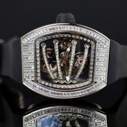 Đồng Hồ Richard Mille RM59-01 Replica 11 Đính Full Đá Dây Cao Su 51x43mm (2)