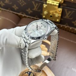 Đồng Hồ Rolex Day-Date Chế Tác Mặt Khảm Xà Cứ Trọng Lượng 212 Gram Nhà Máy RC 40mm (2)