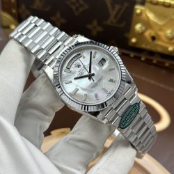 Đồng Hồ Rolex Day-Date Chế Tác Mặt Khảm Xà Cứ Trọng Lượng 212 Gram Nhà Máy RC 40mm (2)