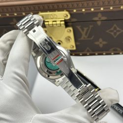 Đồng Hồ Rolex Day-Date Chế Tác Mặt Xanh Băng Nặng 212 Máy Calibre 3255 Nhà Máy RC 40mm (2)