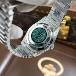 Đồng Hồ Rolex Day-Date Chế Tác Mặt Xanh Lá Cây Tinh Chỉnh Trọng Lượng 212 Gram Nhà Máy RC 40mm (2)