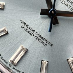 Đồng Hồ Rolex Day-Date Mặt Xanh Băng Chế Tác Bộ Chuyển Động Calibre 3255 Nhà Máy RC 40mm (2)