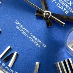 Đồng Hồ Rolex Day-Date Mặt Xanh Dương Replica 11 Nặng 212 Gram Bộ Chuyển Động Calibre 3255 Nhà Máy RC 40mm (2)