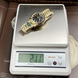 Đồng Hồ Rolex Day-Date Nam Chế Tác Mặt Đen Máy Calibre 3255 Super Clone Nhà Máy RC 40mm (2)