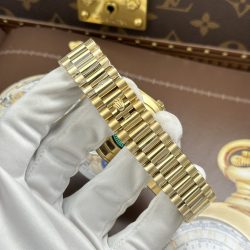 Đồng Hồ Rolex Day-Date Nam Chế Tác Mặt Đen Máy Calibre 3255 Super Clone Nhà Máy RC 40mm (2)