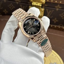 Đồng Hồ Rolex Day-Date Rep 1 1 Mặt Xám Ombre Bộ Chuyển Động Calibre 3255 Xưởng RC 40mm (2)
