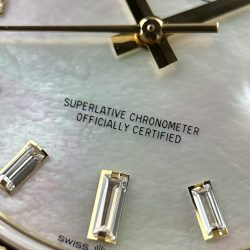 Đồng Hồ Rolex Day-Date Rep 11 Mặt Khảm Xà Cừ Bộ Chuyển Động Calibre 3255 Nhà Máy RC 40mm (2)