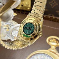 Đồng Hồ Rolex Day-Date Rep 11 Mặt Vàng Champagne Trọng Lượng 212 Gram Chuẩn Auth RCF 40mm (2)