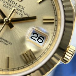 Đồng Hồ Rolex Day-Date Rep 11 Mặt Vàng Champagne Trọng Lượng 212 Gram Chuẩn Auth RCF 40mm (2)