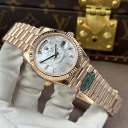Đồng Hồ Rolex Day-Date Replica 11 Mặt MOP Bộ Chuyển Động Calibre 3255 Nhà Máy RC 40mm (2)