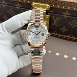 Đồng Hồ Rolex Day-Date Replica 11 Mặt MOP Bộ Chuyển Động Calibre 3255 Nhà Máy RC 40mm (2)