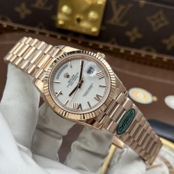 Đồng Hồ Rolex Day-Date Replica 11 Mặt Trắng Sứ Trọng Lượng 212 Gram Chuẩn Auth Nhà Máy RC 40mm (2)
