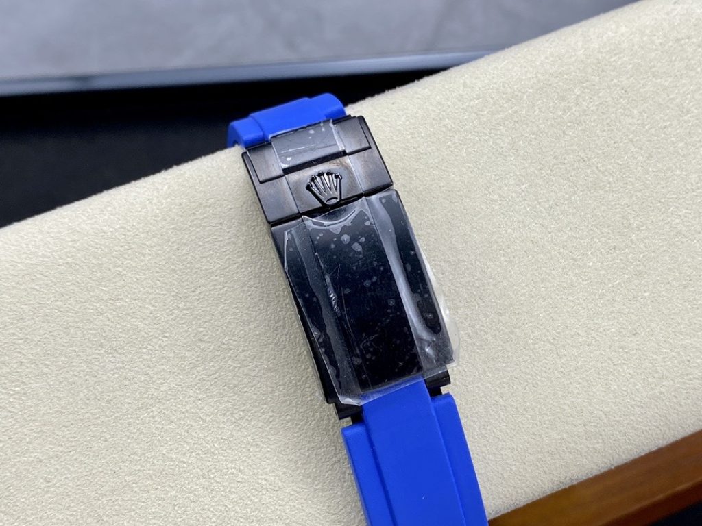 Đồng Hồ Rolex Daytona By Blaken Chế Tác Mặt Lộ Cơ Dây Cao Su Màu Xanh Dương 40mm (2)