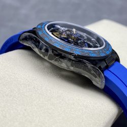 Đồng Hồ Rolex Daytona By Blaken Chế Tác Mặt Lộ Cơ Dây Cao Su Màu Xanh Dương 40mm (2)