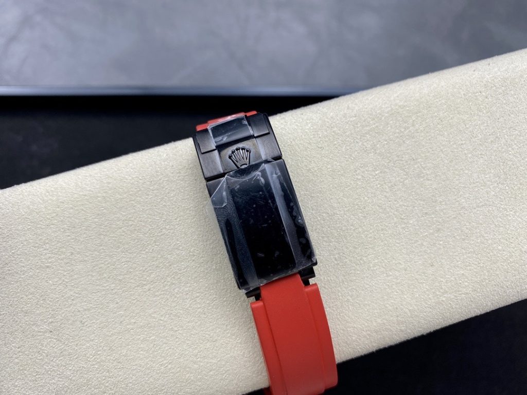 Đồng Hồ Rolex Daytona By Blaken Rep Cao Cấp Mặt Lộ Cơ Dây Cao Su Màu Đỏ 40mm (2)