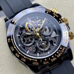 Đồng Hồ Rolex Daytona By Blaken Replica 11 Màu Đen Mặt Lộ Cơ 40mm (2)