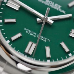 Đồng Hồ Rolex Oyster Perpetual 126000 Chế Tác Mặt Xanh Lá Cây Máy Cơ Thuỵ Sỹ VSF 41mm (2)