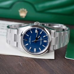 Đồng Hồ Rolex Oyster Perpetual 126000 Rep 11 Mặt Xanh Dương Máy Cơ Thuỵ Sỹ VSF 36mm (2)