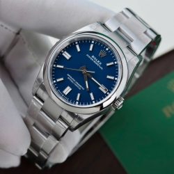 Đồng Hồ Rolex Oyster Perpetual 126000 Rep 11 Mặt Xanh Dương Máy Cơ Thuỵ Sỹ VSF 36mm (2)