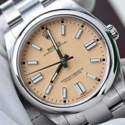 Đồng Hồ Rolex Oyster Perpetual 134300 Replica Cao Cấp Mặt Số Màu Be Nhà Máy VS 41mm (2)
