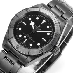 Đồng Hồ Tudor Black Bay Replica Cao Cấp Mặt Đen Vạch Chỉ Giờ Trắng 41mm (2)