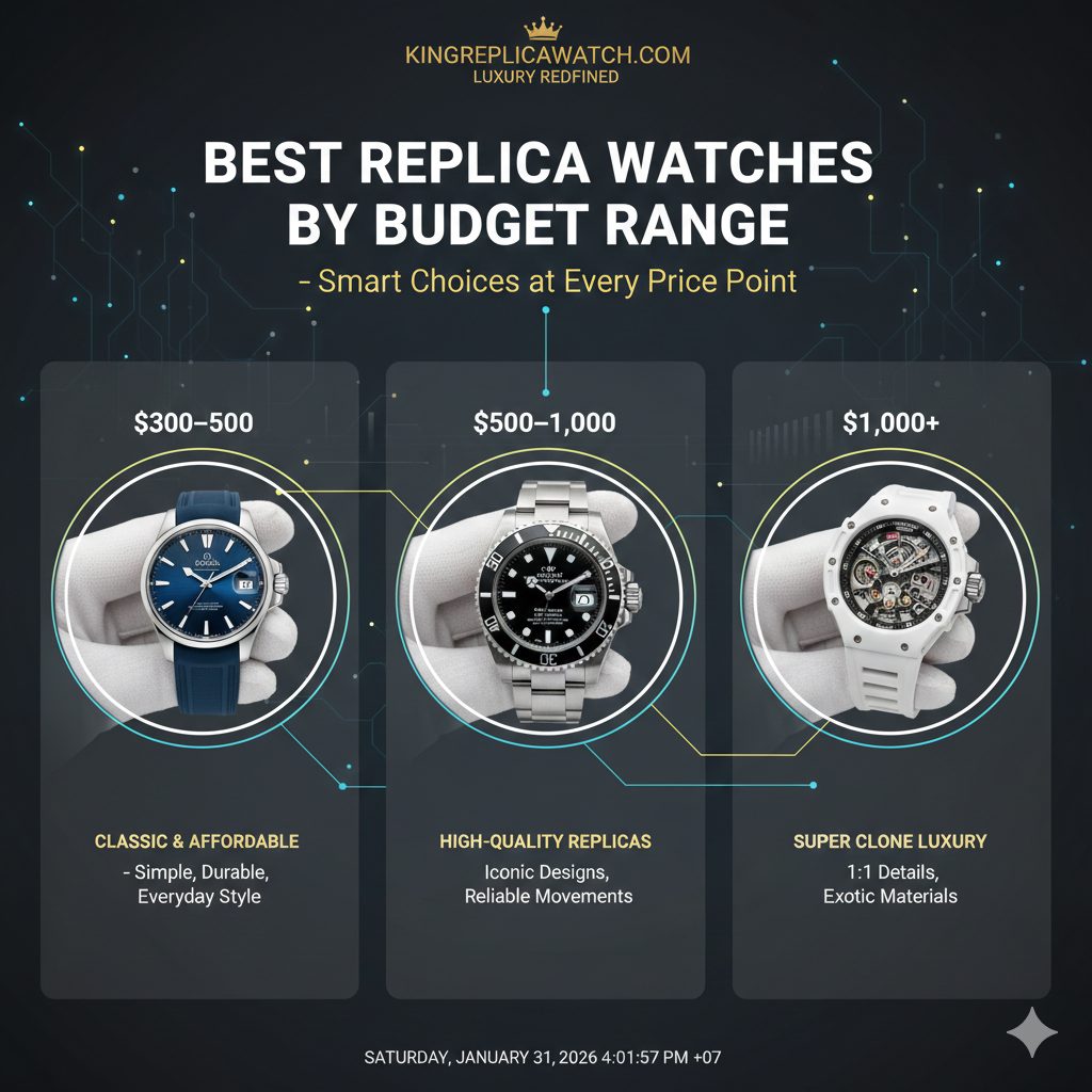 Best Replica Watches by Budget Range – Smart Choices at Every Price Point