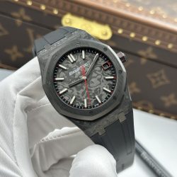 Đồng Hồ Audemars Piguet Chế Tác Royal Oak DiW 15500 Vỏ Carbon Kim Giây Màu Đỏ 41mm (2)