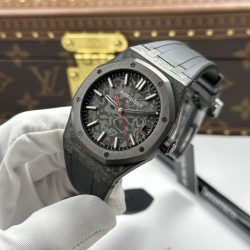 Đồng Hồ Audemars Piguet Chế Tác Royal Oak DiW 15500 Vỏ Carbon Kim Giây Màu Đỏ 41mm (2)