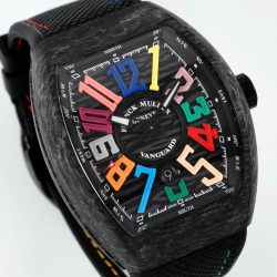 Đồng Hồ Franck Muller Vanguard V45 Chế Tác Vỏ Carbon Cọc Số 7 Màu Xưởng ABF 45mm (2)