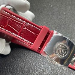 Đồng Hồ Franck Muller Vanguard V45 Rep 11 Mặt Đỏ Vỏ Gốm Trắng Xưởng ABF 45mm (2)