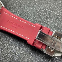 Đồng Hồ Franck Muller Vanguard V45 Rep 11 Mặt Đỏ Vỏ Gốm Trắng Xưởng ABF 45mm (2)