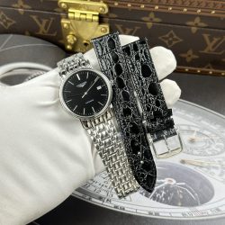 Đồng Hồ Longines Presence Replica 11 Mặt Đen Dây Kim Loại 40mm (3)