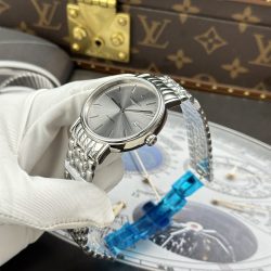 Đồng Hồ Longines Presence Replica 11 Mặt Xám Bạc Dây Kim Loại 40mm (1)