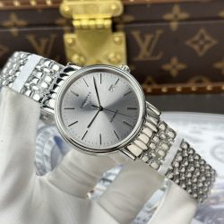 Đồng Hồ Longines Presence Replica 11 Mặt Xám Bạc Dây Kim Loại 40mm (1)