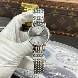 Đồng Hồ Longines Presence Replica 11 Mặt Xám Bạc Dây Kim Loại 40mm (1)