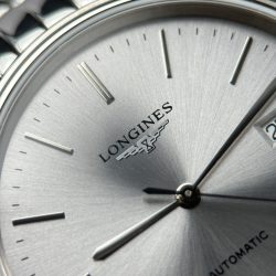Đồng Hồ Longines Presence Replica 11 Mặt Xám Bạc Dây Kim Loại 40mm (1)