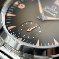 Đồng Hồ Omega Seamaster Railmaster Replica 11 Mặt Nâu Khói Máy Cơ Thuỵ Sỹ 38mm (3)